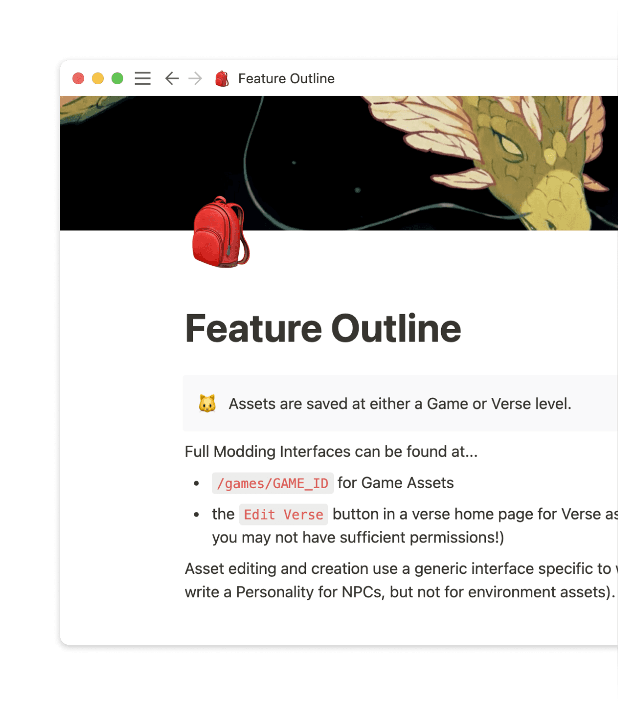 Multiverse’s public-facing wiki is a hub for everything its user base needs to get started.
