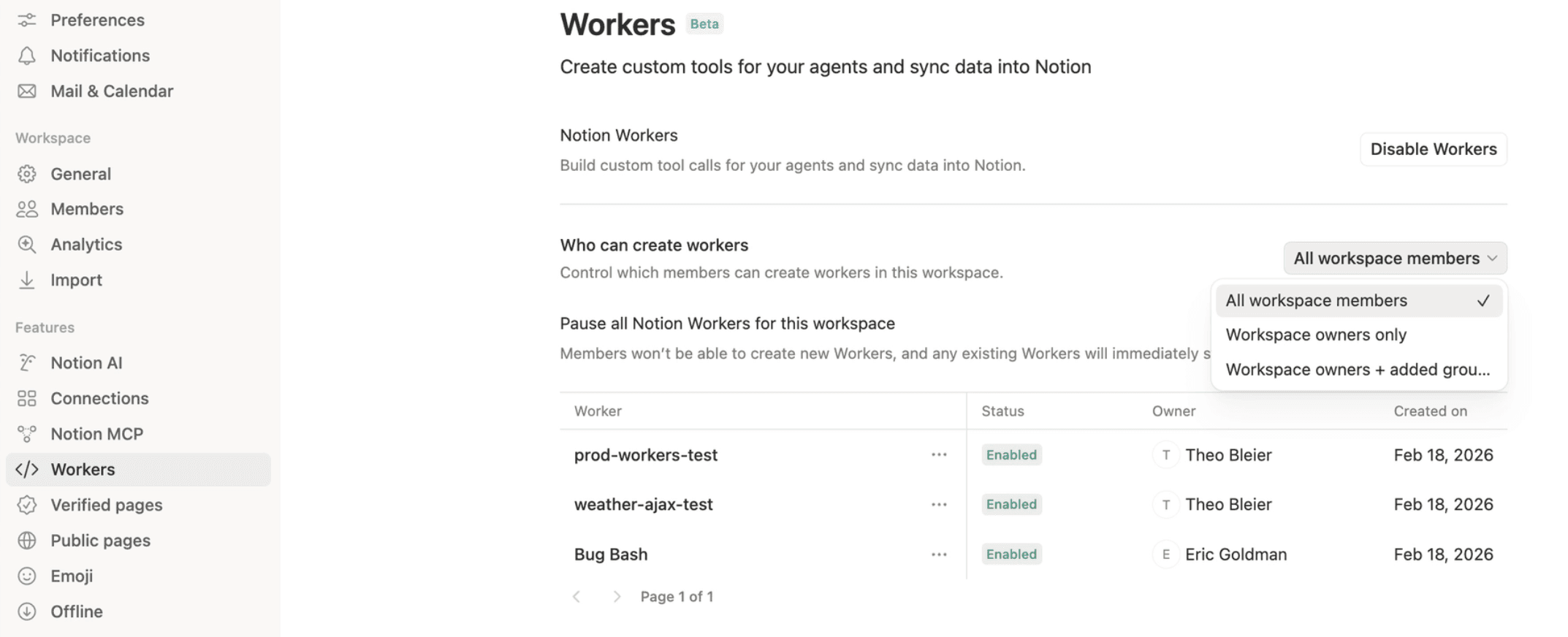 Who can use Workers