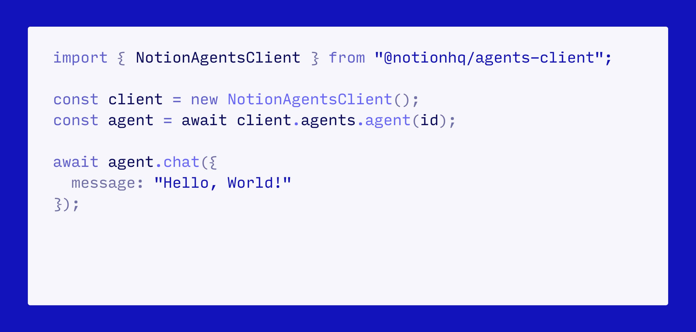 Use your Notion Agents in any app