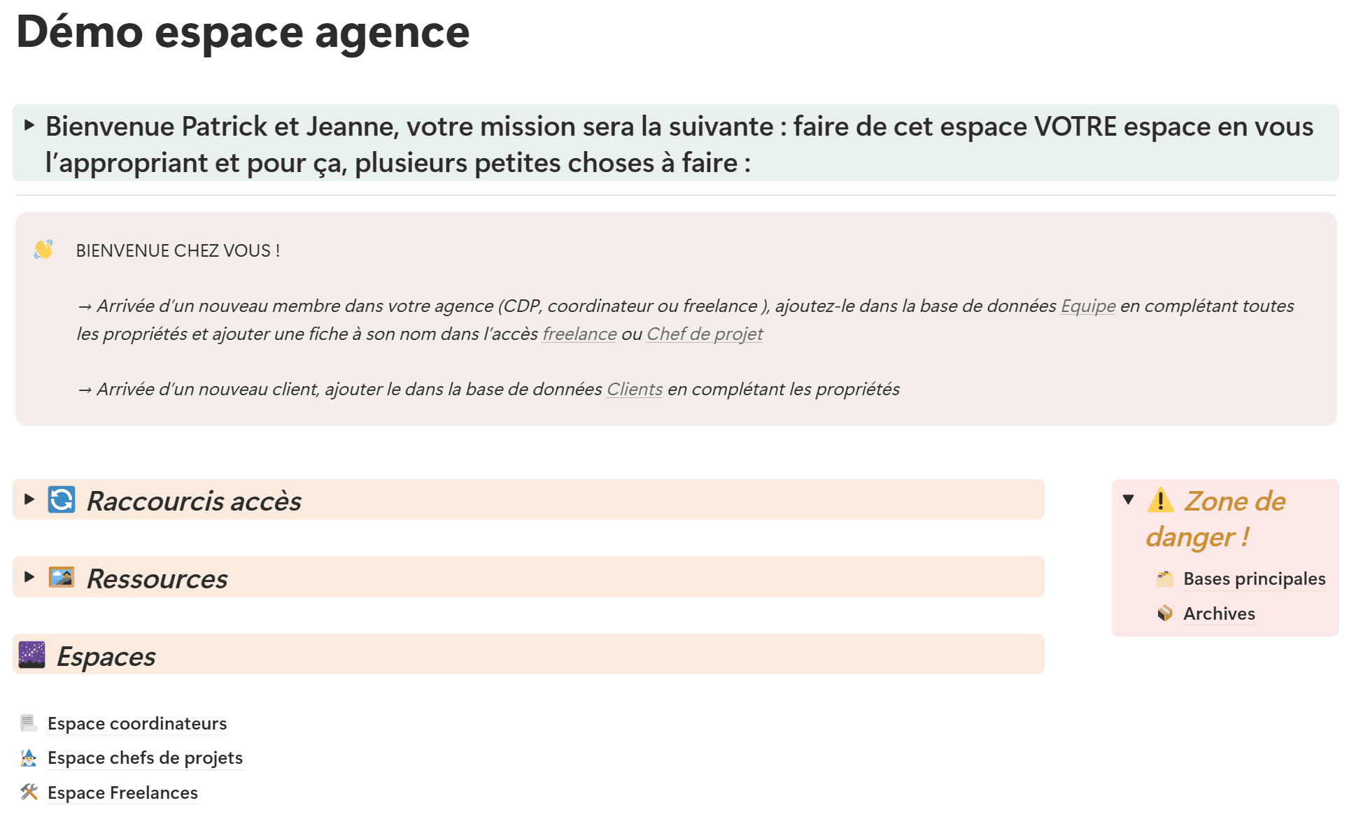 Normaliser un système complet de gestion de projet entre coordinateurs, chefs de projets et freelances