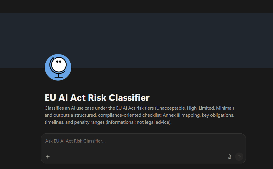 EU AI Act Risk Classifier