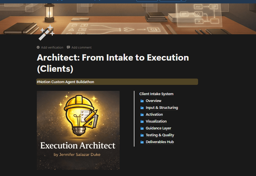 Client Intake to Execution Architect