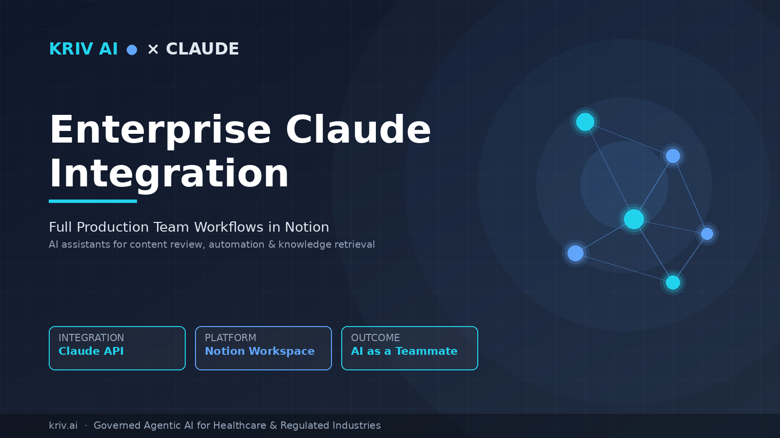 Enterprise Claude Integration for Production Team