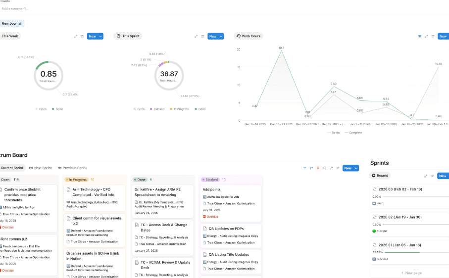 Sprint Operations Workspace