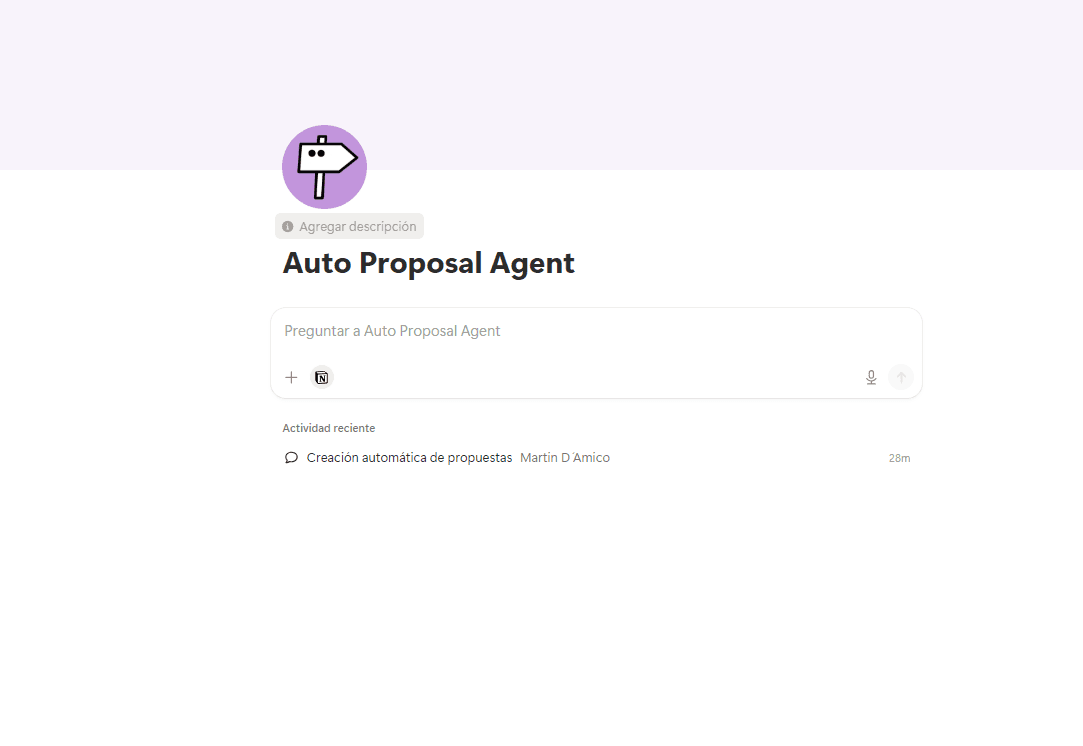Auto Proposal Agent