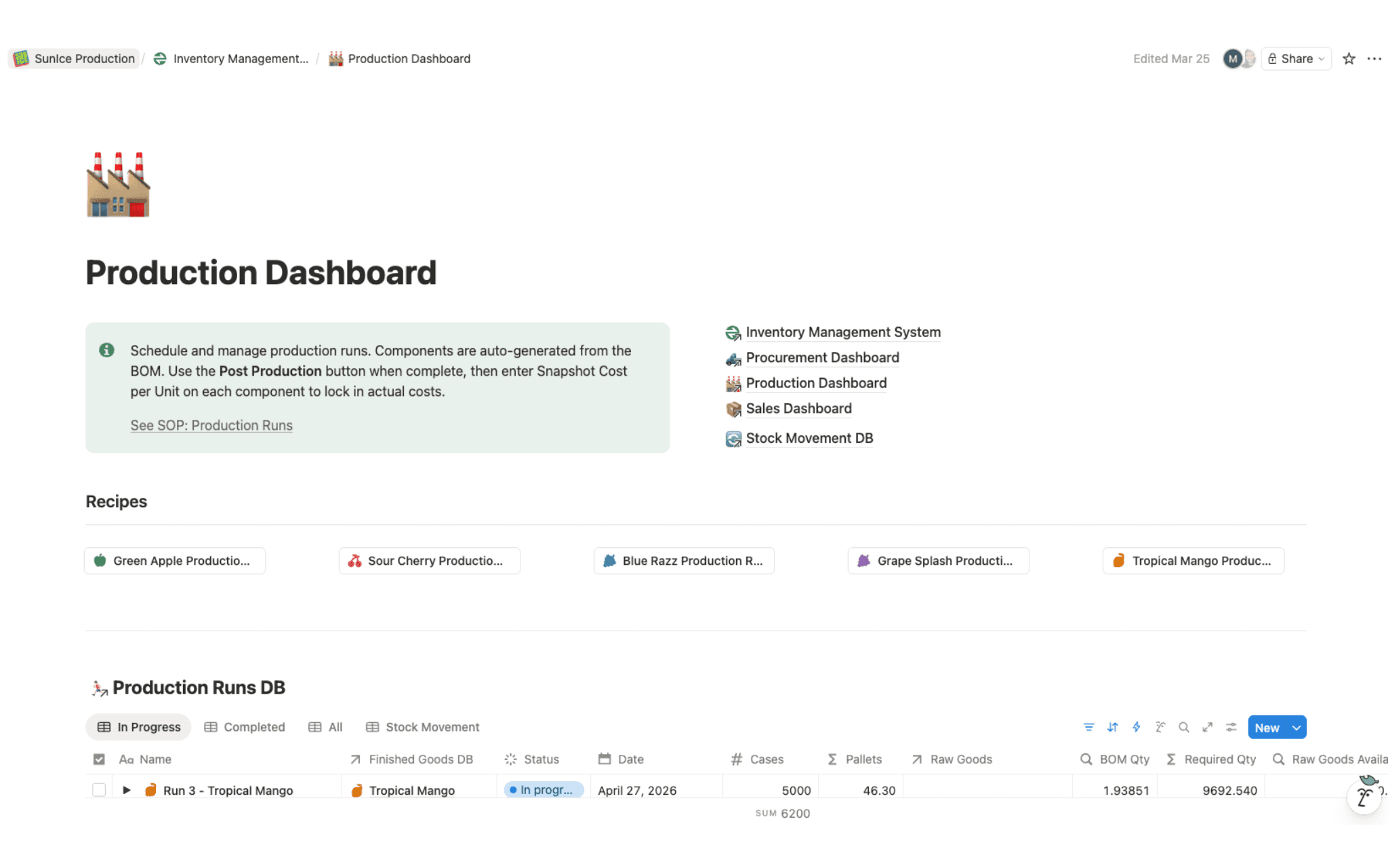 Full End-to-End Inventory Management System