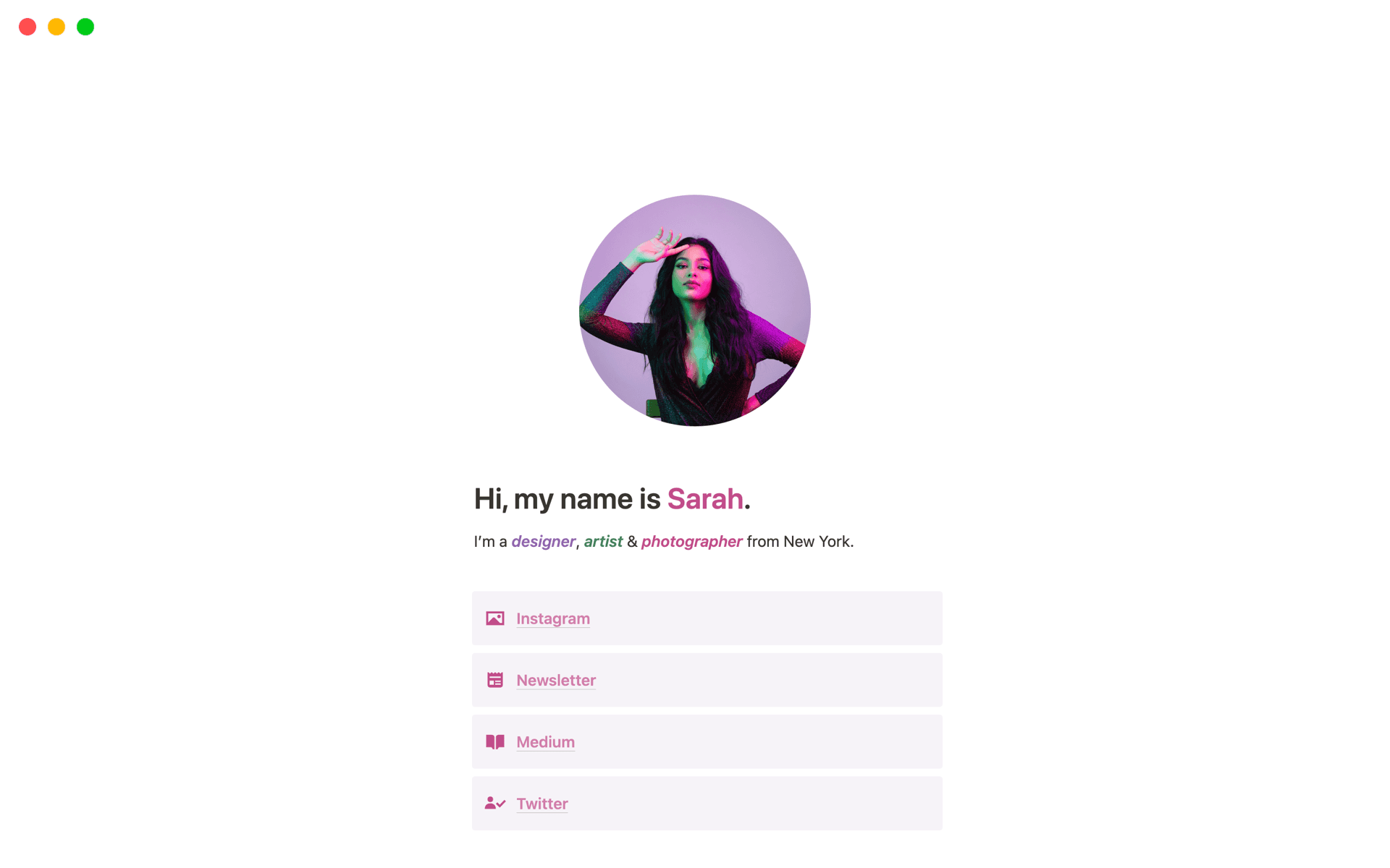 Image for top-10-social-links-templates-in-notion